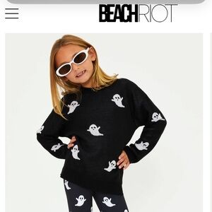 Beach Riot NWT Bewitching Boo Little Callie Sweater 13/14; oversized/small adult